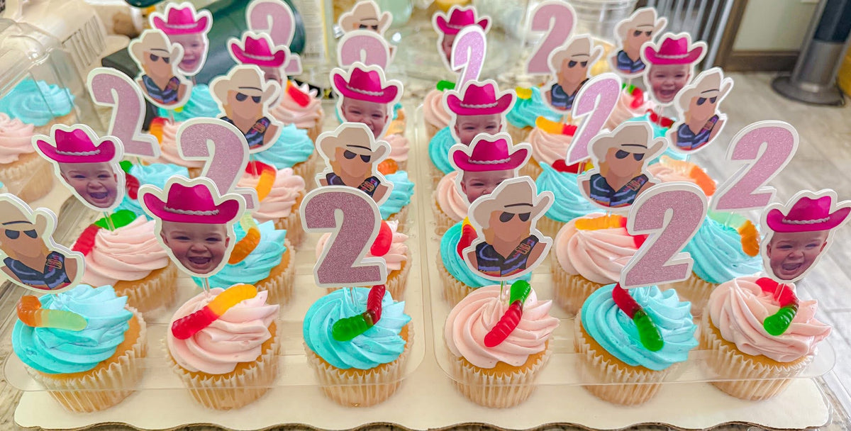 Photo Cupcake Toppers | Set of 12