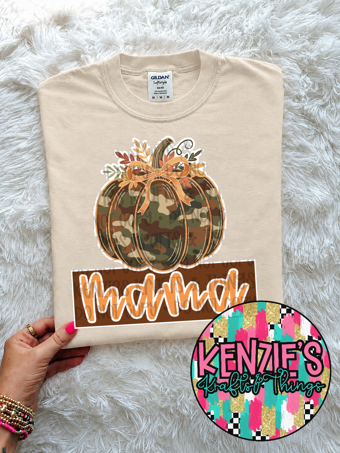 Tee Tuesday Mama Camo Pumpkin