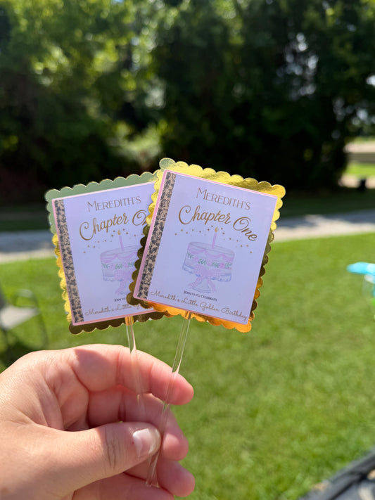 Regular Cupcake Toppers | Set of 12