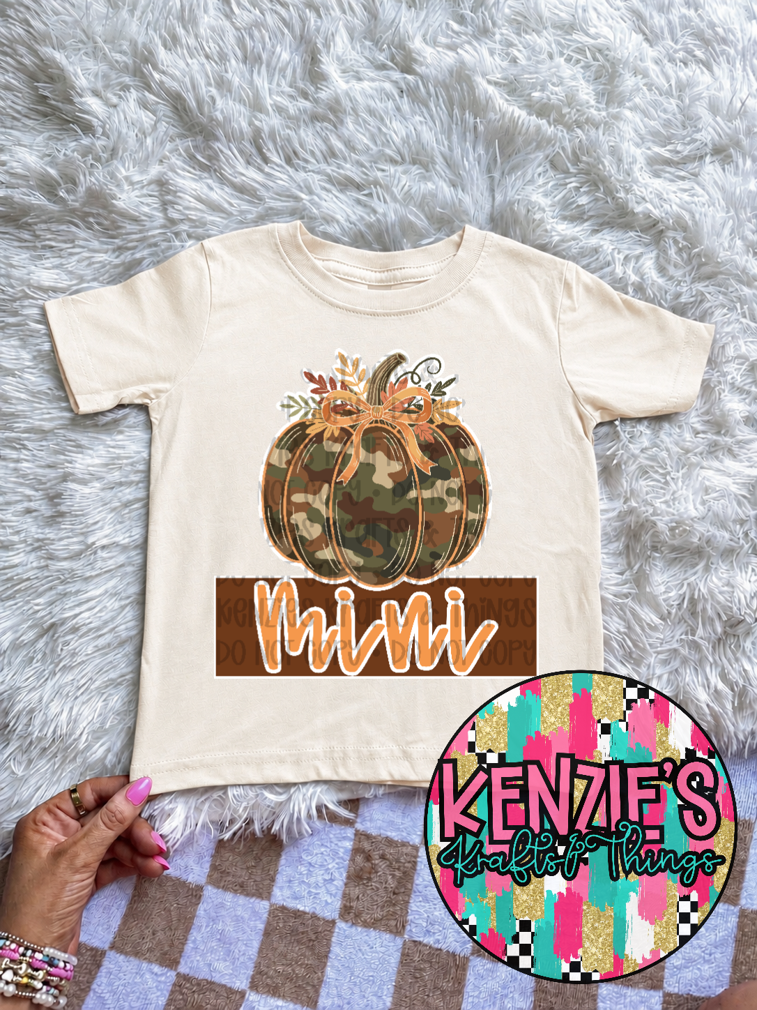 Tee Tuesday Mini Camo Pumpkin