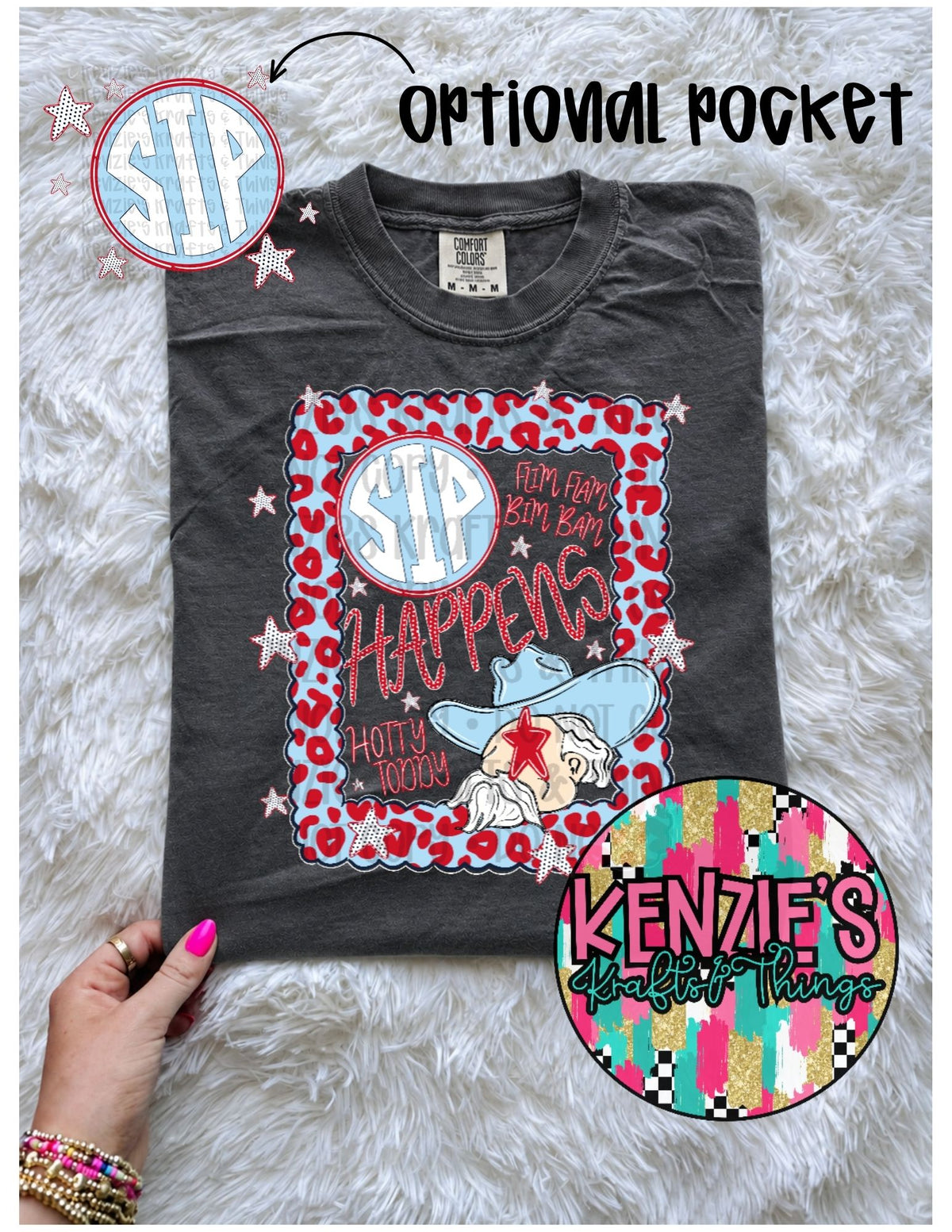 Sip Happens With Optional Pocket